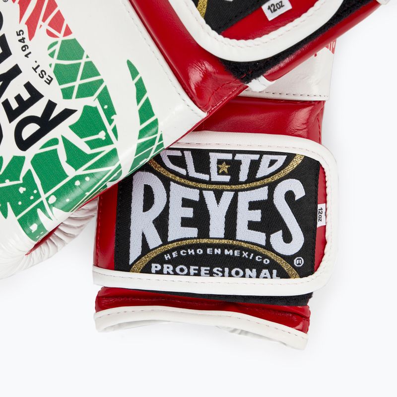 Bokso pirštinės Cleto Reyes Velcro Sparring red/white green red 5