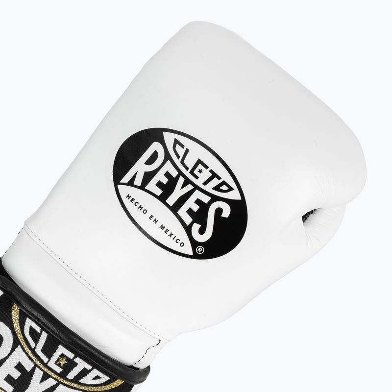 Bokso pirštinės Cleto Reyes Velcro Sparring white/black 4