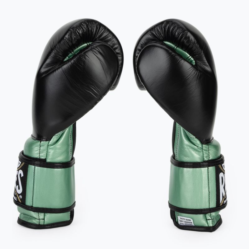 Bokso pirštinės Cleto Reyes Boxing Gloves With Hook green metallic / black 4
