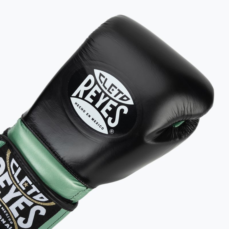 Bokso pirštinės Cleto Reyes Boxing Gloves With Hook green metallic / black 5