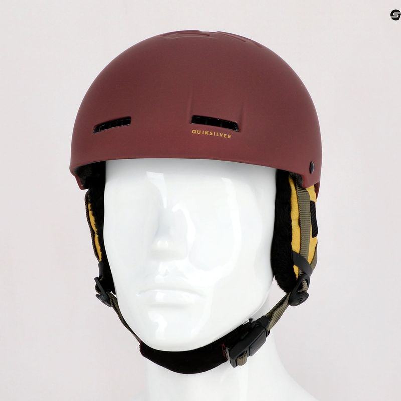 Quiksilver SKYLAB SRT M HLMT slidinėjimo šalmas kaštoninės spalvos EQYTL03059-RRG0 9