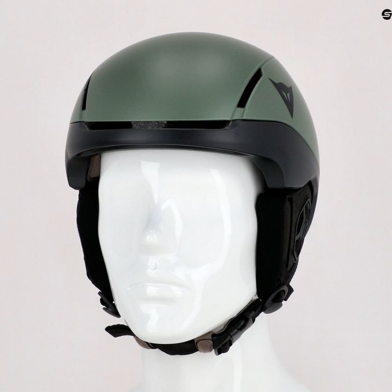 Dainese Elemento karinis žalias/juodas slidinėjimo šalmas 9