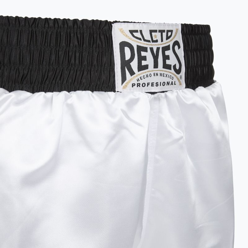 Vyriški bokso šortai Cleto Reyes Satin Boxing white/black 3