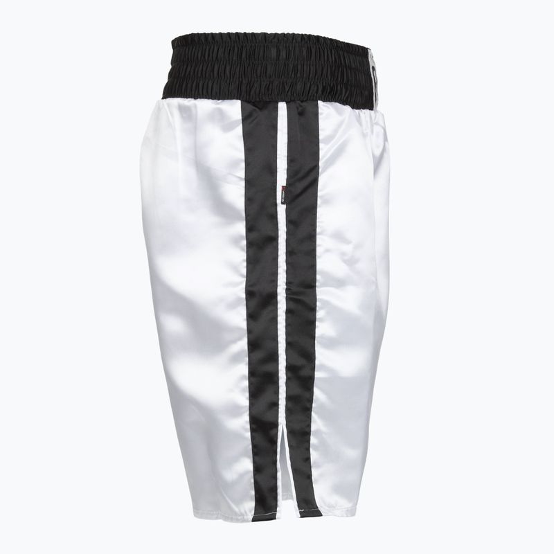 Vyriški bokso šortai Cleto Reyes Satin Boxing white/black 4