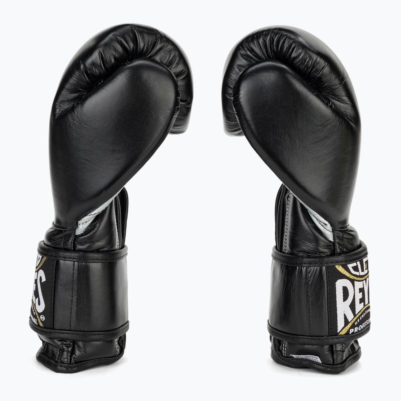 Bokso pirštinės Cleto Reyes Velcro Sparring black/silver 4