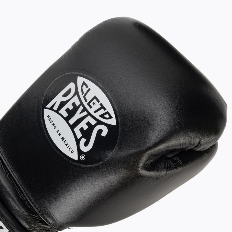 Bokso pirštinės Cleto Reyes Velcro Sparring black/silver 5