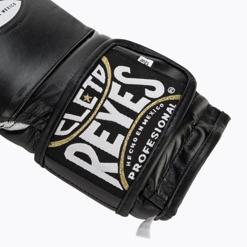 Bokso pirštinės Cleto Reyes Velcro Sparring black/silver 6