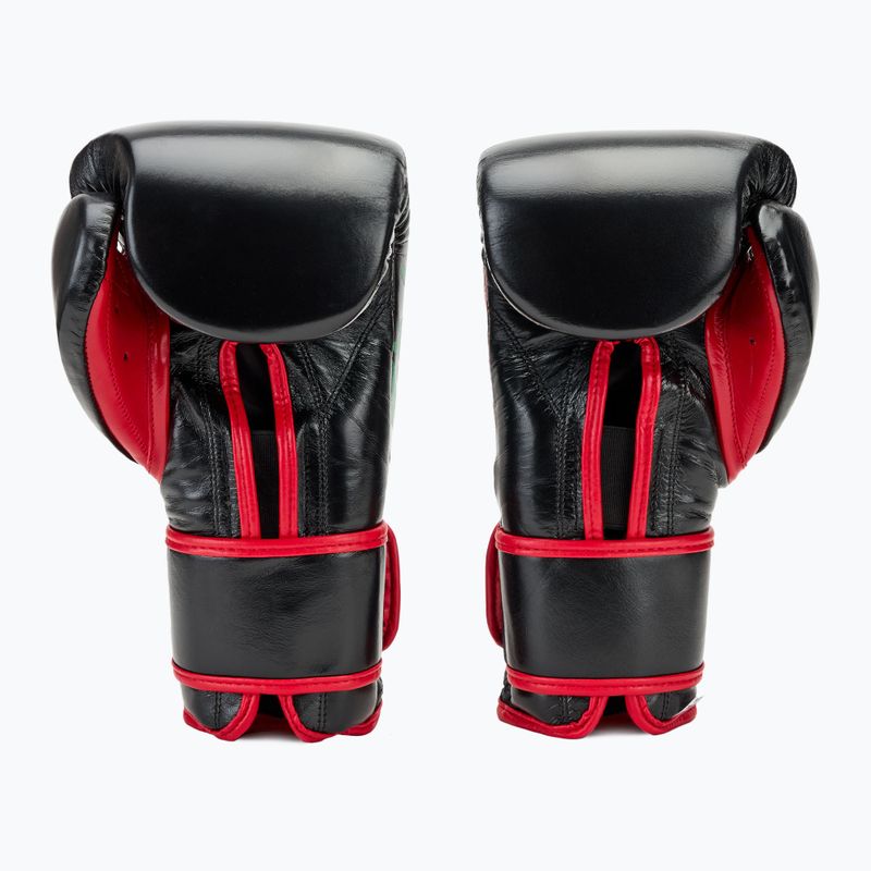 Bokso pirštinės Cleto Reyes Velcro Sparring black/red/white green red 2