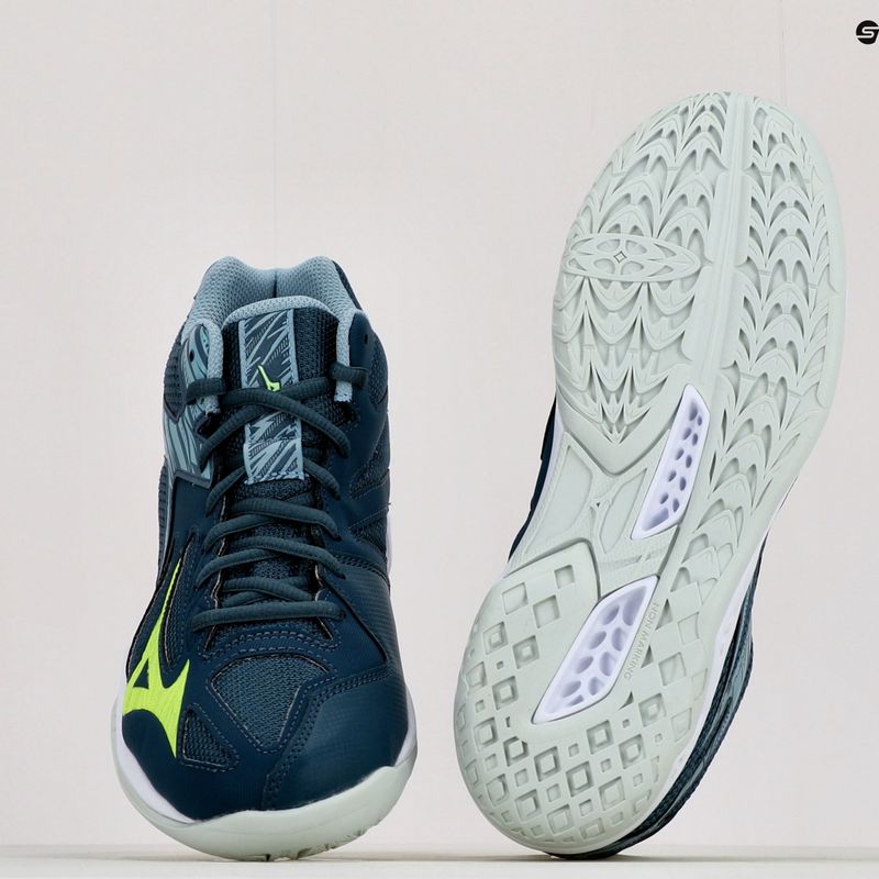 Vyriški tinklinio bateliai Mizuno Thunder Blade 3 Mid blue V1GA217538 11