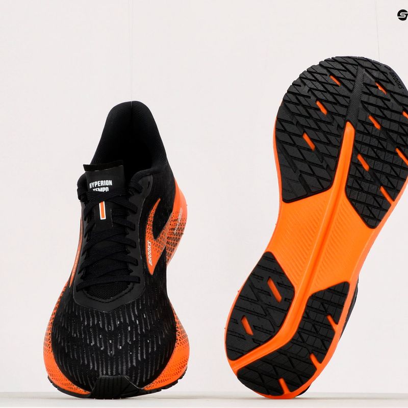 Brooks Hyperion Tempo vyriški bėgimo bateliai juoda/juoda/pilka 17