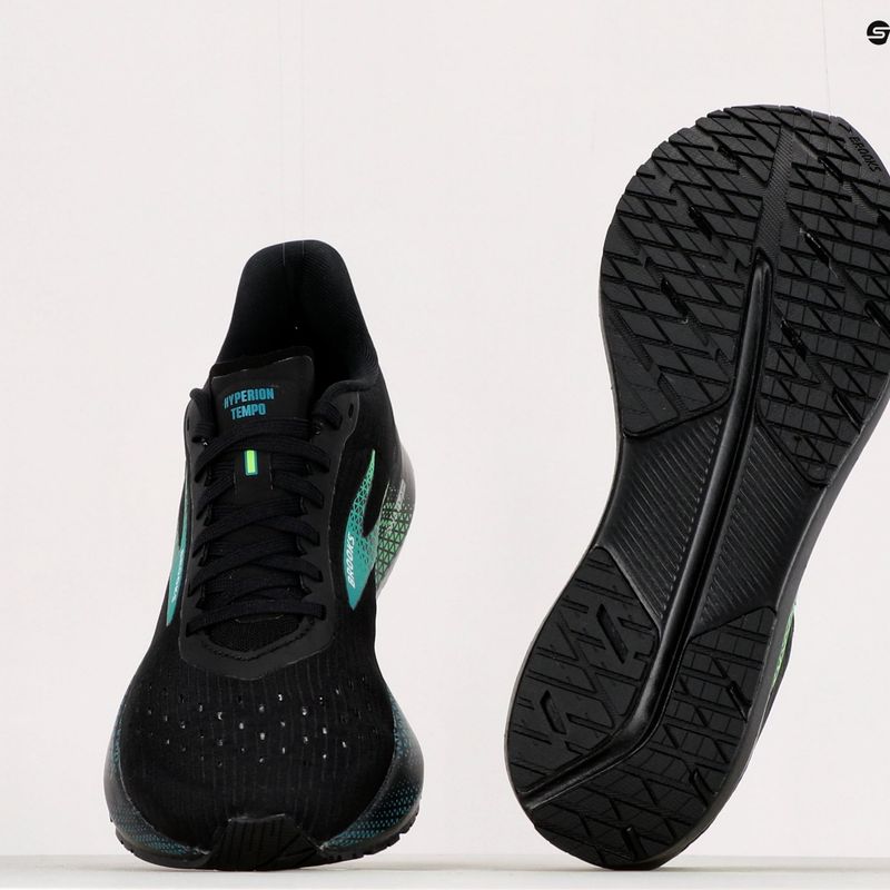 Brooks Hyperion Tempo vyriški bėgimo bateliai juoda/kairė/žalias gekonas 17