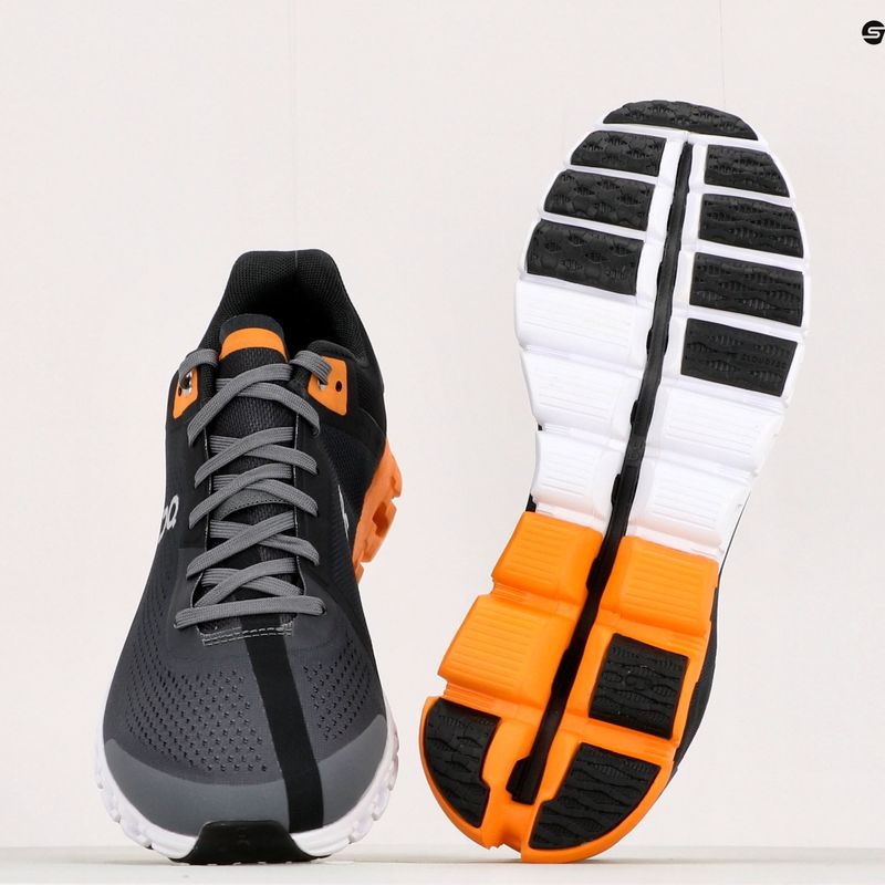 Vyriški bėgimo bateliai On Cloudflow black/grey 3598398 17