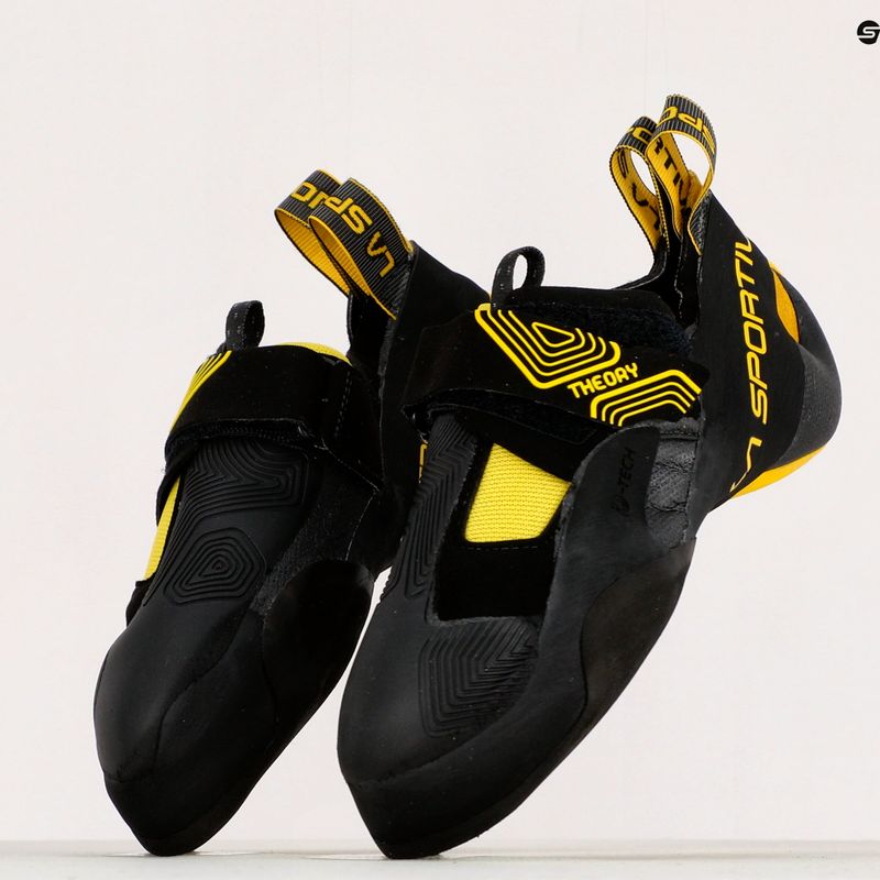 La Sportiva vyriški laipiojimo bateliai Theory black/yellow 20W999100 9