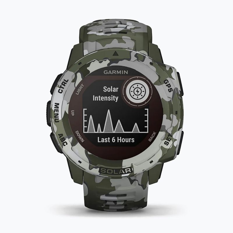 Laikrodis Garmin Instinct Solar Camo Edition green 010-02293-06 2