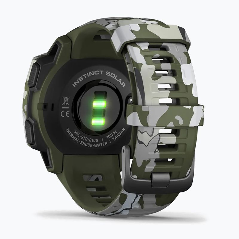 Laikrodis Garmin Instinct Solar Camo Edition green 010-02293-06 6