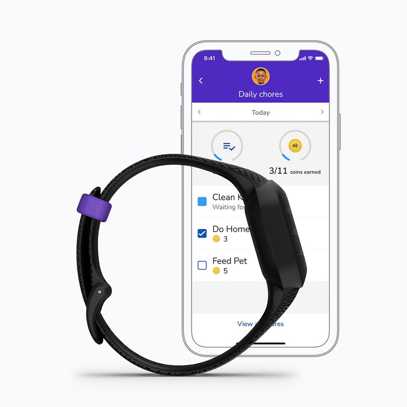 Vaikiška išmanioji apyrankė Garmin Vivofit Jr 3 Marvel Black Panther black 6