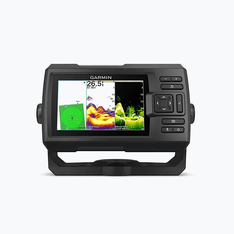 Garmin Striker Vivid 5CV žvejybos echolotas su GT20 keitikliu, juodas 010-02551-01
