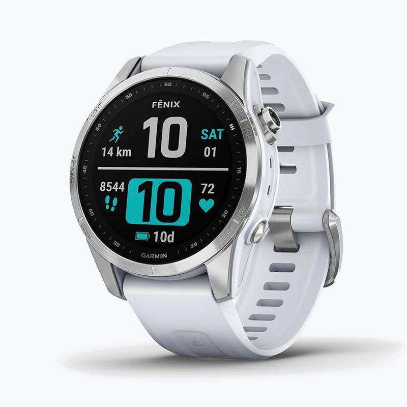 Garmin Fenix 7S Hrm Elevate Ox laikrodis sidabrinis 010-02539-03