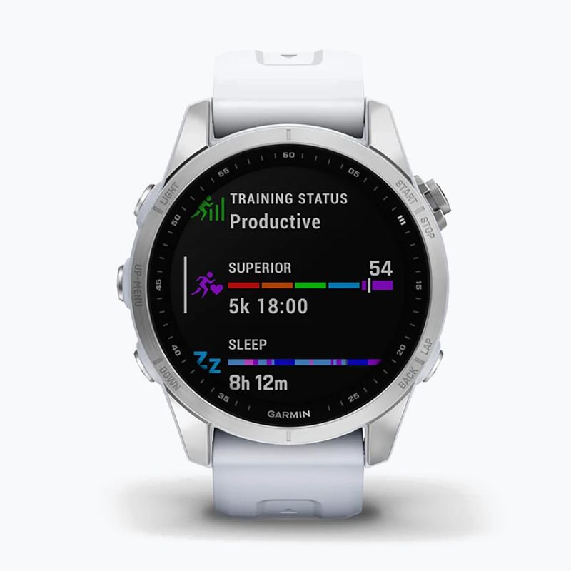 Garmin Fenix 7S Hrm Elevate Ox laikrodis sidabrinis 010-02539-03 2
