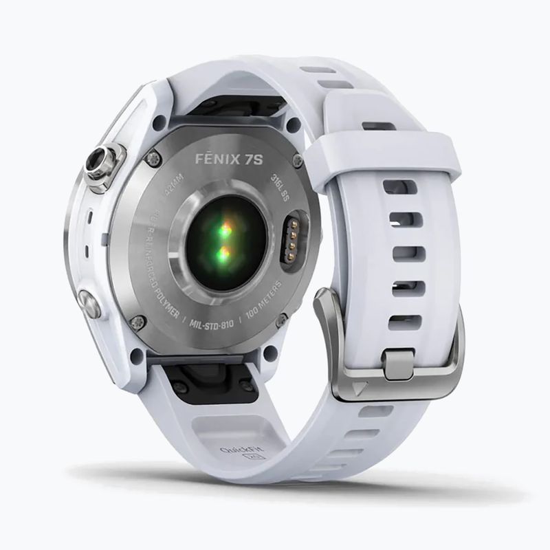 Garmin Fenix 7S Hrm Elevate Ox laikrodis sidabrinis 010-02539-03 6