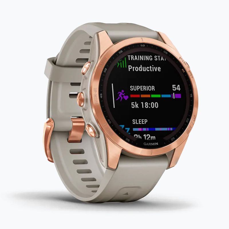 Garmin Fenix 7S Solar Hrm Elevate Ox laikrodis smėlio 010-02539-11 3
