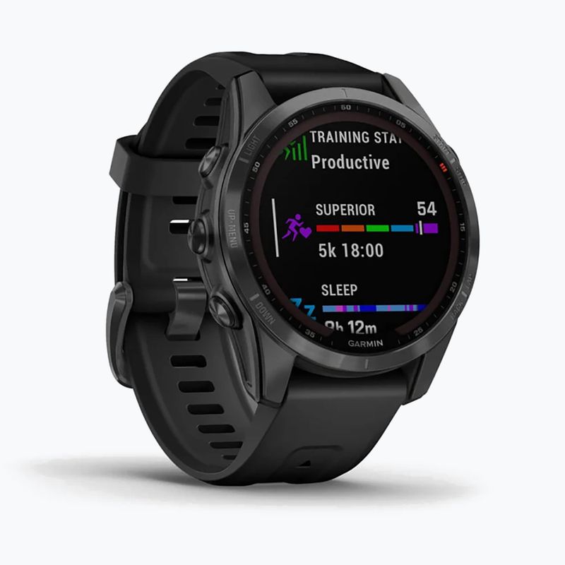 Garmin Fenix 7S Solar Hrm Elevate Ox laikrodis pilkas 010-02539-13 3