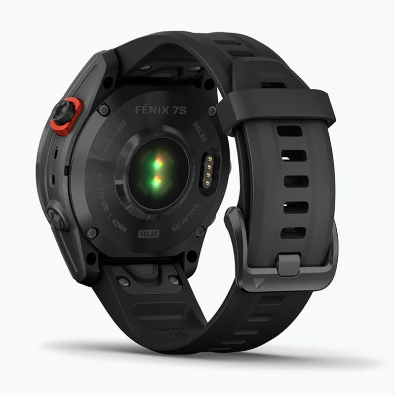 Garmin Fenix 7S Solar Hrm Elevate Ox laikrodis pilkas 010-02539-13 6