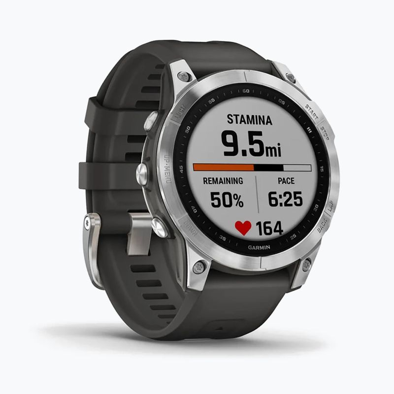 Garmin Fenix 7 Hrm Elevate Ox laikrodis sidabrinis 010-02540-01 3