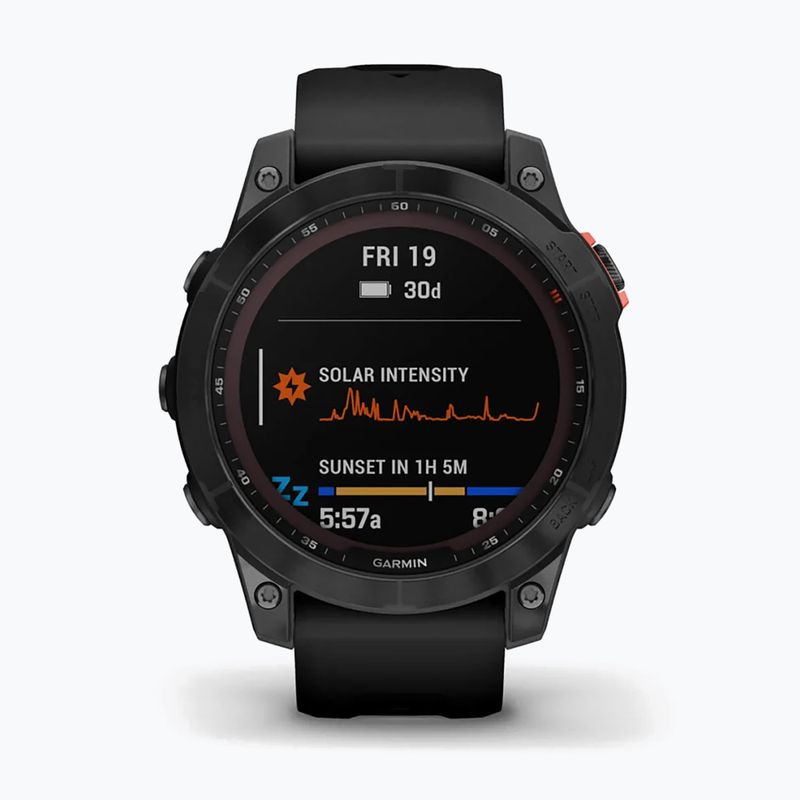 Garmin Fenix 7 Solar Hrm Elevate Ox laikrodis juodas 010-02540-11 2