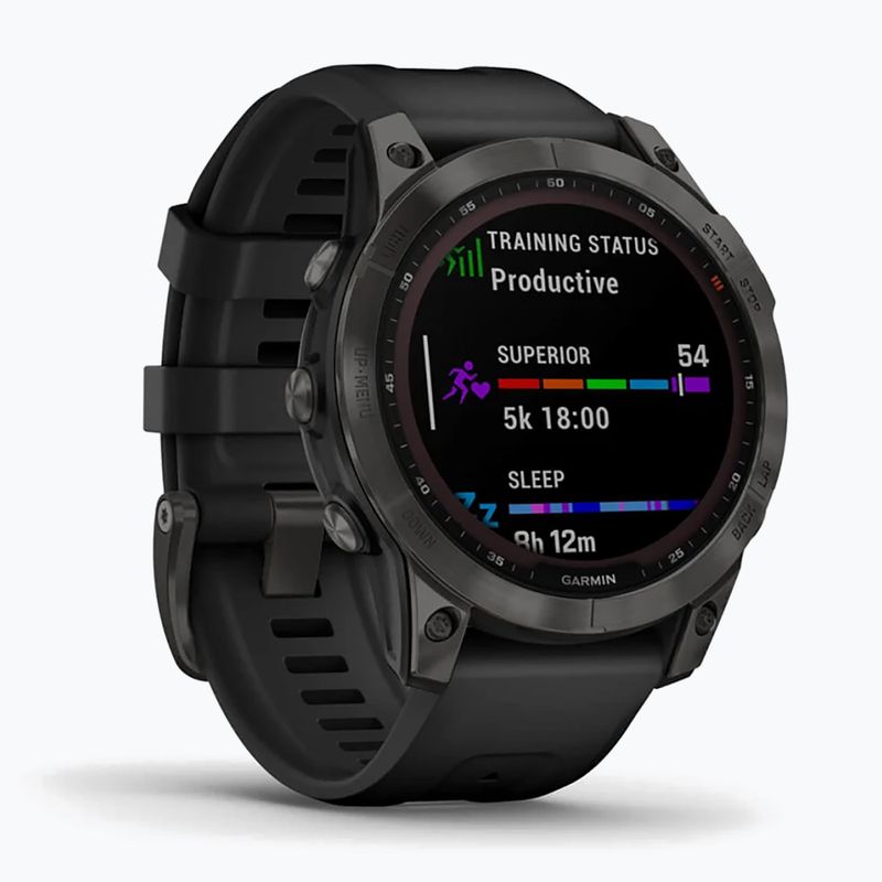Garmin Fenix 7 Sapphire Solar Hrm Elevate Ox laikrodis juodas 010-02540-21 3