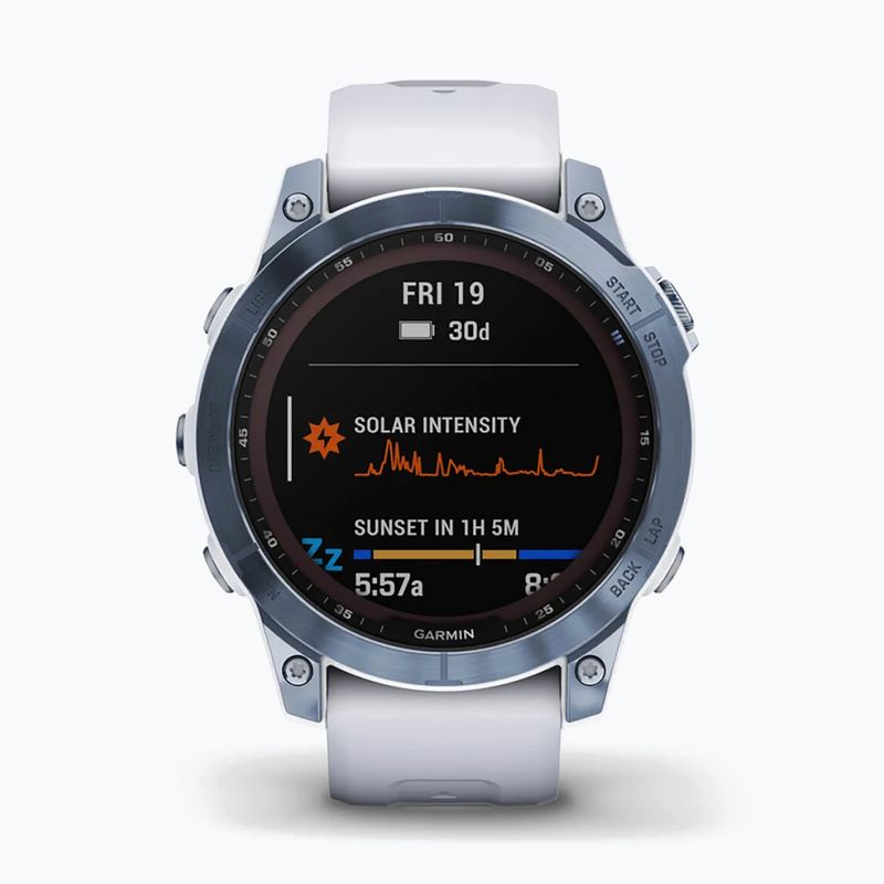 Garmin Fenix 7 Sapphire Solar Hrm Elevate Ox laikrodis mėlynas 010-02540-25 2