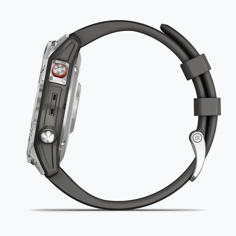 Garmin Epix 2 Hrm Elevate Ox laikrodis sidabrinis 010-02582-01 5