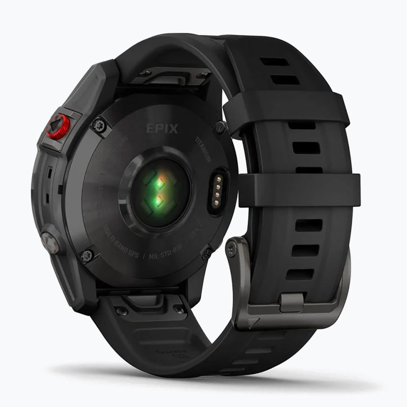 Garmin Epix 2 Sapphire HRM Elevate Ox laikrodis juodas 010-02582-11 6