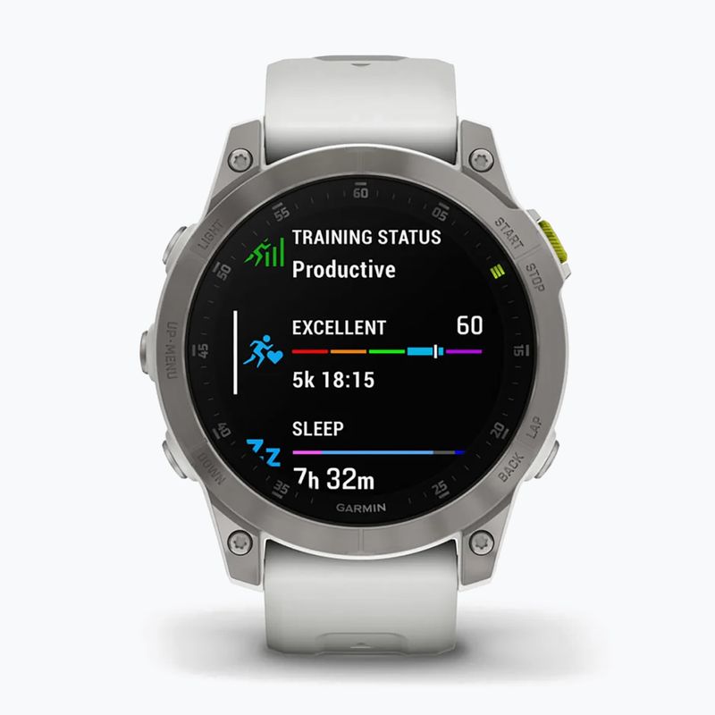 Garmin Epix 2 Sapphire HRM Elevate Ox laikrodis baltas 010-02582-21 2