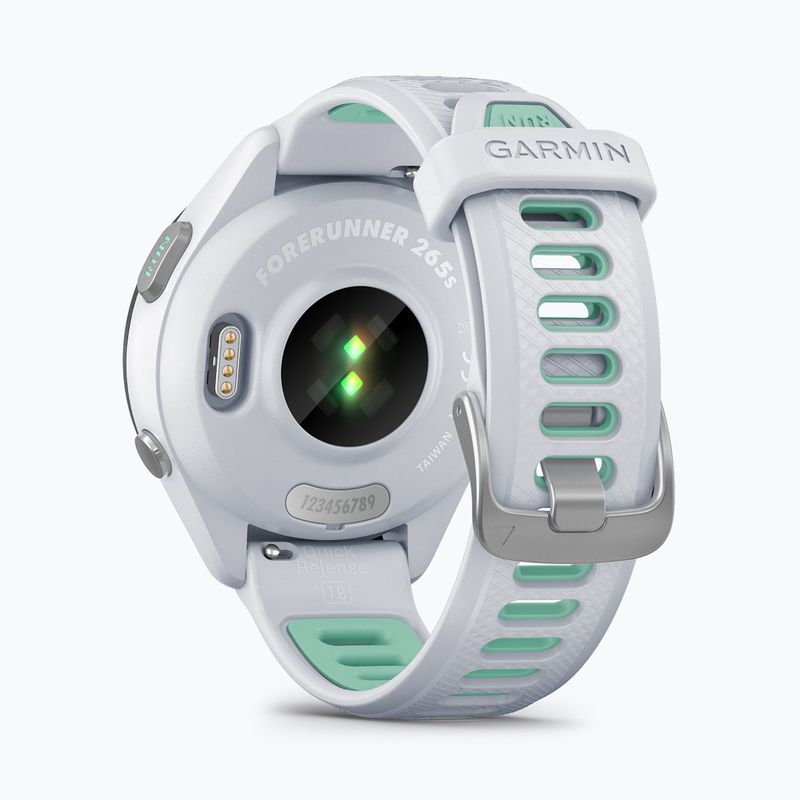 Laikrodis Garmin Forerunner 265S white neo tropic/mint 4