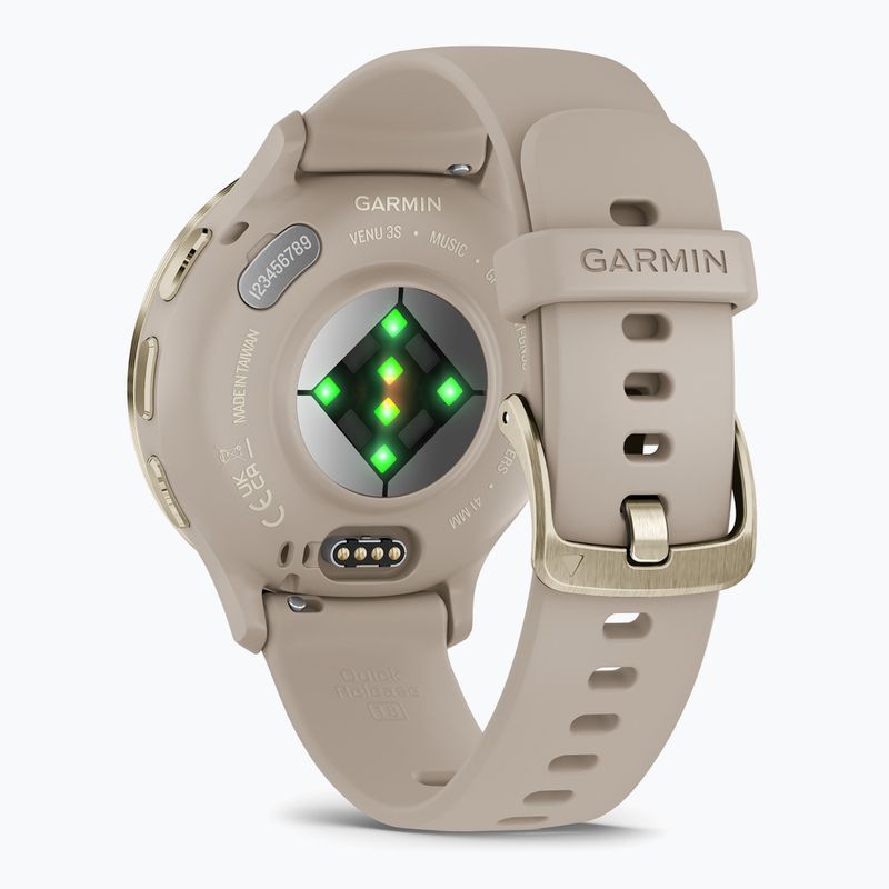 Laikrodis Garmin Venu 3S Soft Gold/French Gray 4