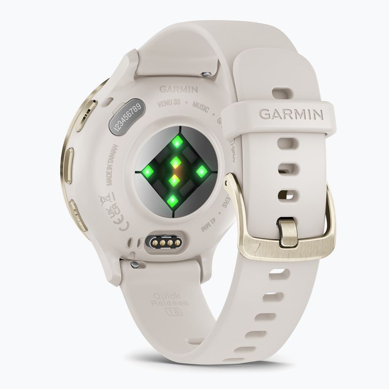 Laikrodis Garmin Venu 3S soft gold/ivory 4