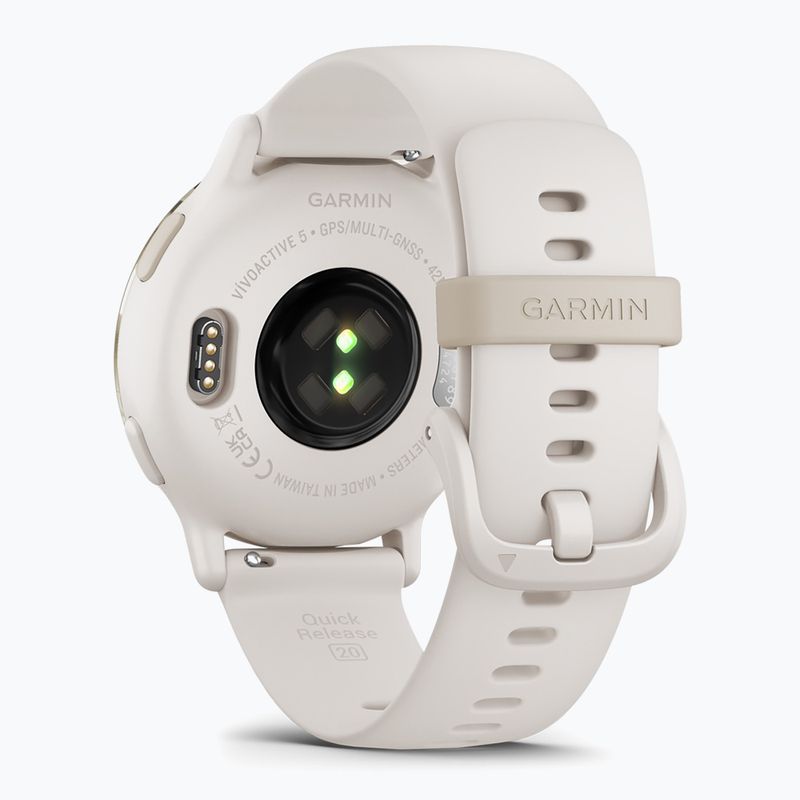 Laikrodis Garmin Vivoactive 5 cream gold/ivory 4