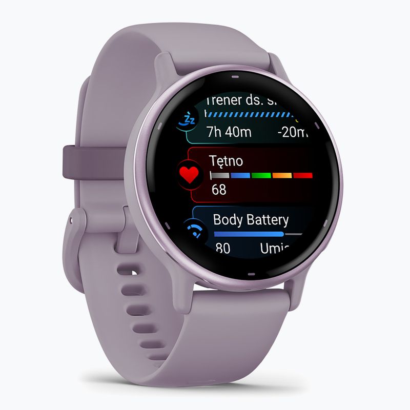 Laikrodis Garmin Vivoactive 5 metallic orchid aluminum bezel/orchid 2