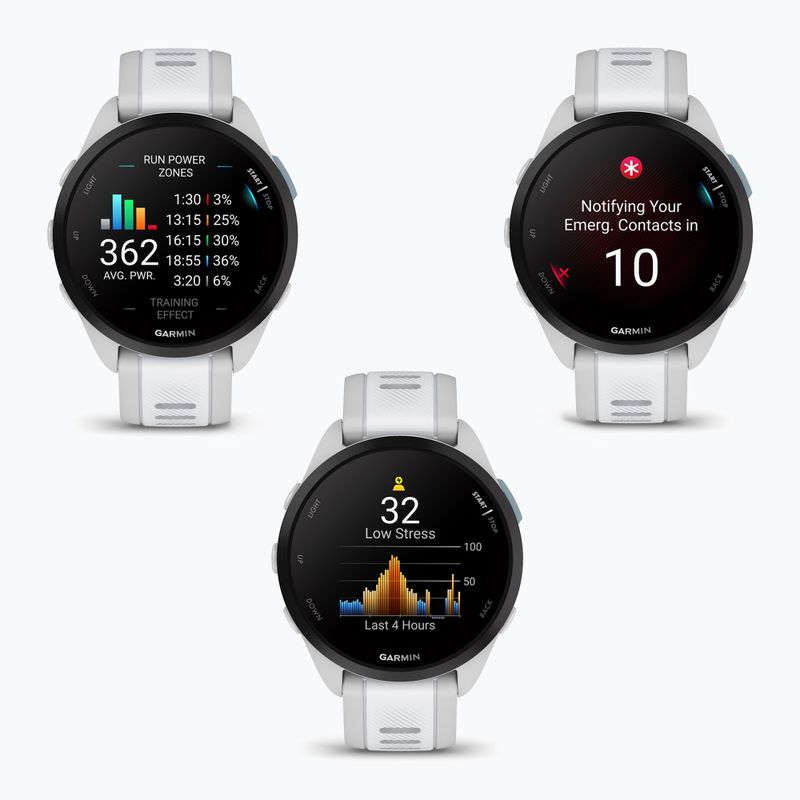 Laikrodis Garmin Forerunner 165 mist gray/whitestone 7