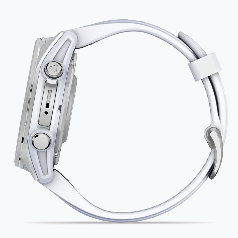 Laikrodis Garmin Fenix 8 43 mm Amoled silver/white stone 5