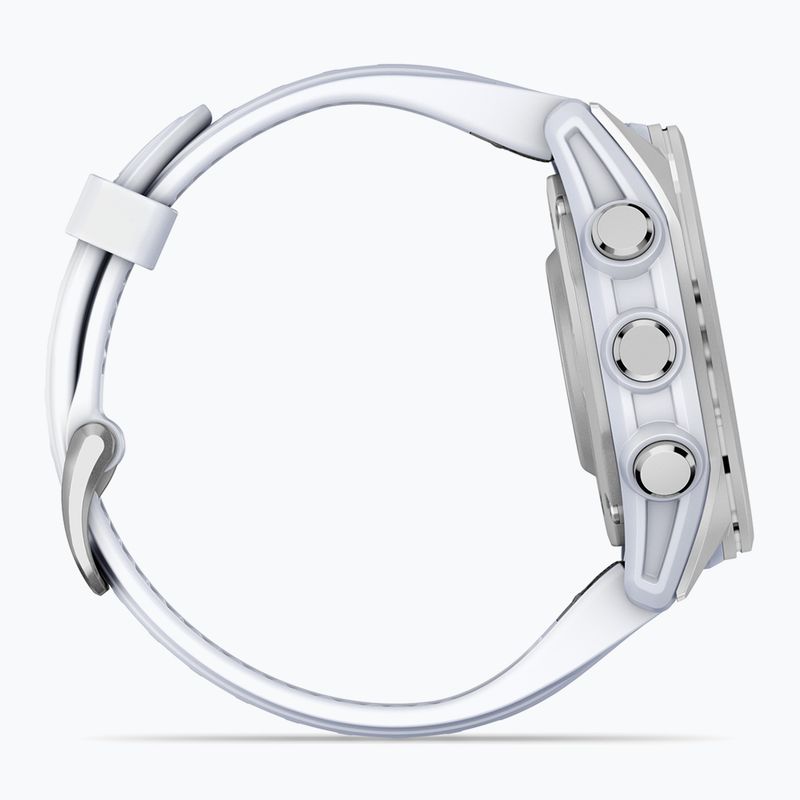 Laikrodis Garmin Fenix 8 43 mm Amoled silver/white stone 6