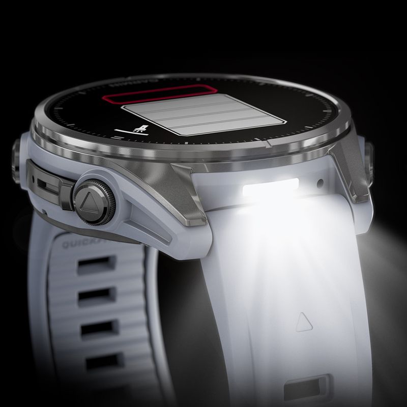 Laikrodis Garmin Fenix 8 43 mm Amoled silver/white stone 7