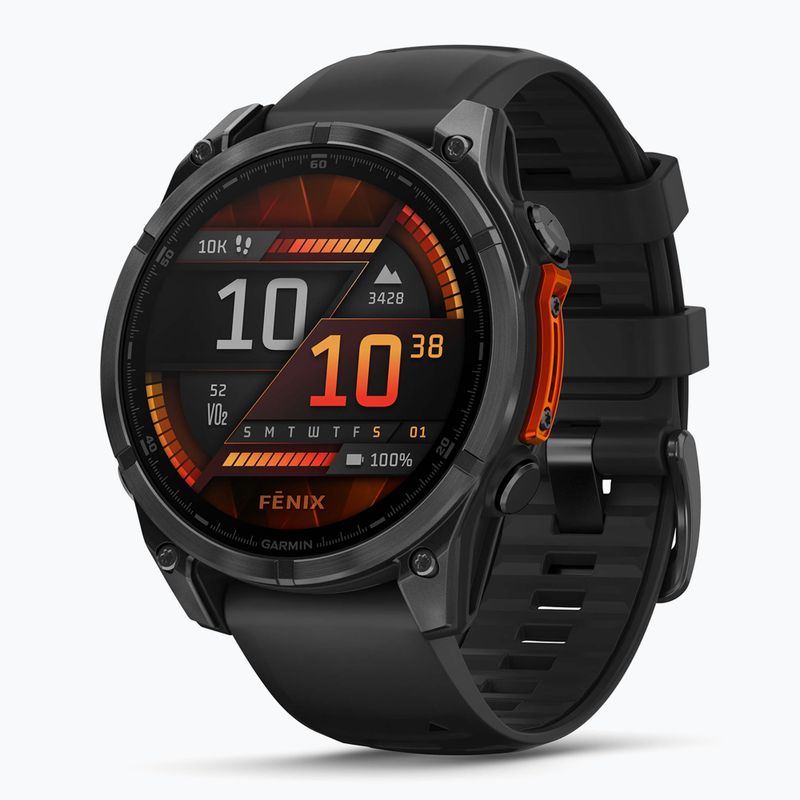 Laikrodis Garmin Fenix 8 47 mm Amoled slate gray/black 2