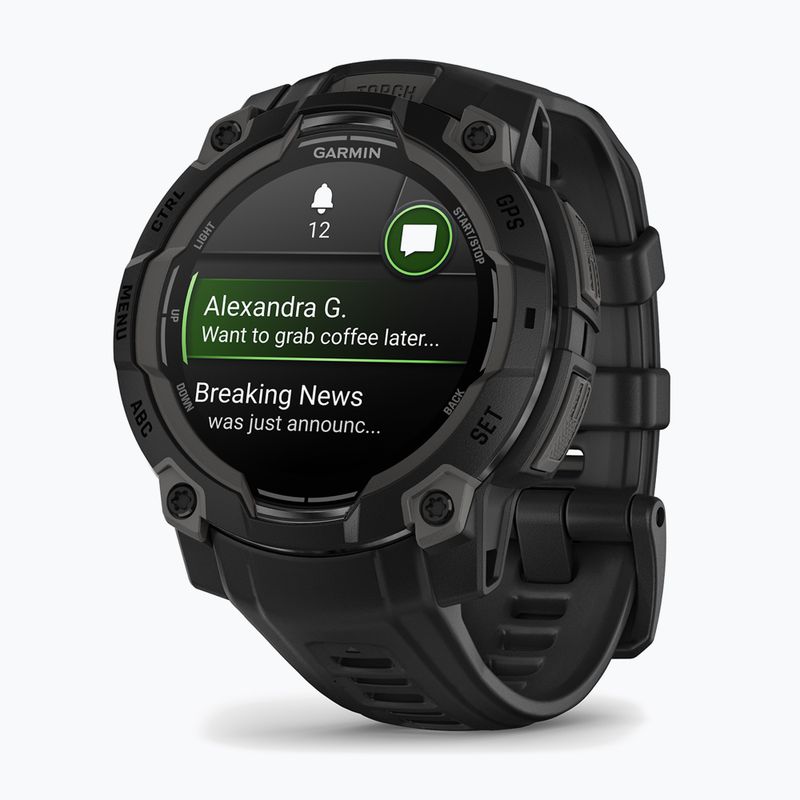 Išmanusis laikrodis Garmin Instinct 3 45 mm Amoled black/black 3