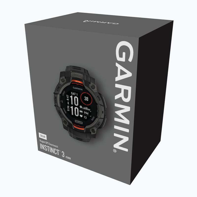 Laikrodis Garmin Instinct 3 Solar 45 mm black 7