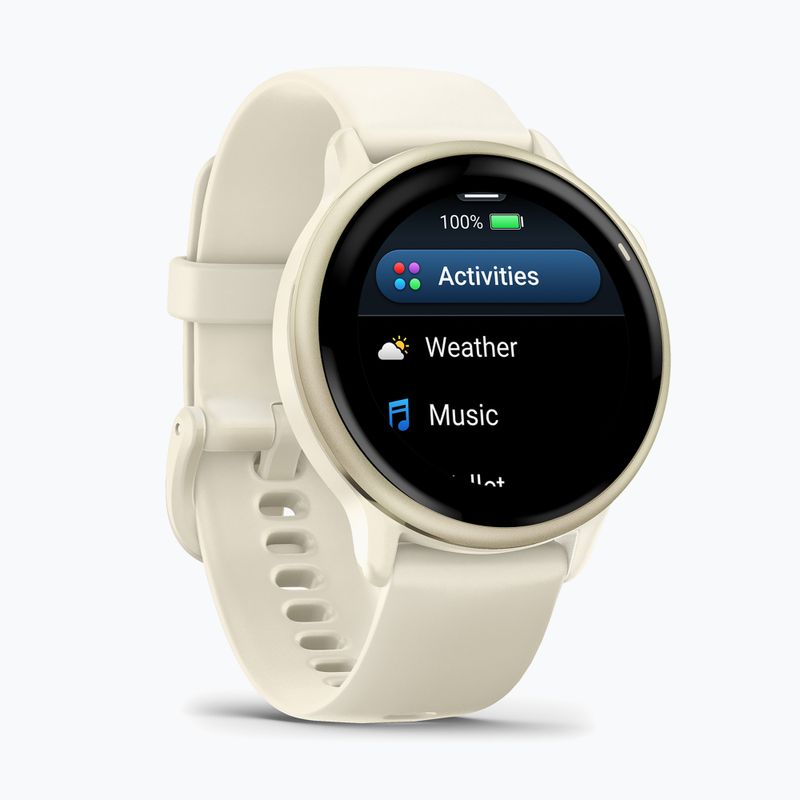Laikrodis Garmin Vivoactive 6 lunar gold/bone 2