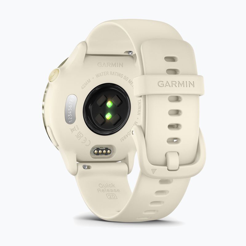 Laikrodis Garmin Vivoactive 6 lunar gold/bone 4