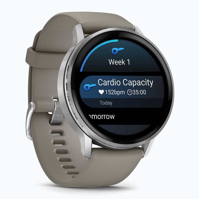 Laikrodis Garmin Venu 4 45 mm sliver/silver gray 2