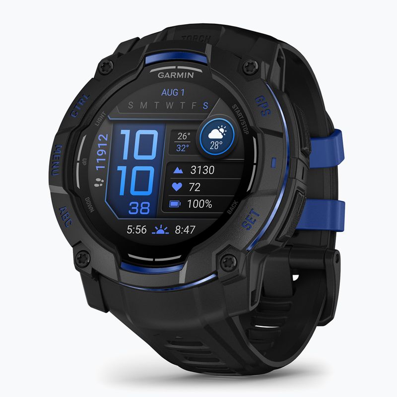 Laikrodis Garmin Instinct 3 50 mm AMOLED Tactical black/black 2